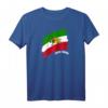 Iran-Flagge mit Löwen-T-Shirt – Unterstützung für den Iran, Nationalstolz & Freiheit, ideal für Teenager, Make-up-Künstler & Aktivisten