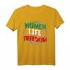 Frauen Life Freedom Langarmshirt mit iranischer Flagge – Unterstützung für Frauenrechte und Protest gegen Unterdrückung im Iran