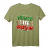 Frauen Life Freedom Langarmshirt mit iranischer Flagge – Unterstützung für Frauenrechte und Protest gegen Unterdrückung im Iran