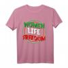 Frauen Life Freedom Langarmshirt mit iranischer Flagge – Unterstützung für Frauenrechte und Protest gegen Unterdrückung im Iran