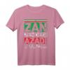 Frauen leben Freiheit in Farsi T-Shirt - Zan Zendgi Azadi Iran Frauenrechte & Freiheit im Iran Shirt