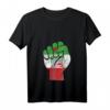 Damen Iranische Flagge Frauen Lebensfreiheit Protest T-Shirt mit V-Ausschnitt – Unterstützung für Frauenrechte und Freiheit im Iran