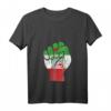 Damen Iranische Flagge Frauen Lebensfreiheit Protest T-Shirt mit V-Ausschnitt – Unterstützung für Frauenrechte und Freiheit im Iran