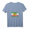 Iran Damen und Herren T-Shirt mit iranischer Flagge und Löwe - Persisches Design im V-Ausschnitt, ideales Geschenk