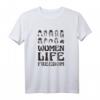 Women Life Freedom T-Shirt - Unterstützung der Frauen im Iran, Cute Iranian Women & Flag Design, Feminist Statement für Frauenrechte