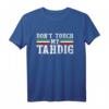 Funny Persian Quote Don't Touch My Tahdig Iran Food Vintage T-Shirt – Perfektes Geschenk für Tahdig- und Iran Food-Liebhaber