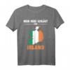 Irland Flagge Mein Herz schlägt für Irland T-Shirt – Perfekt als Geschenk für Irland-Fans und Reisebegeisterte