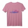 Dublin Skyline Wasserfarbe Irland Souvenir Geschenk T-Shirt - Perfekt für Irland-Liebhaber und Dublin-Reisende