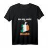 Damen Ireland Irland Flagge T-Shirt mit V-Ausschnitt – Perfektes Geschenk für Irland-Liebhaber & Urlaubsvorfreude