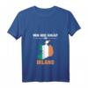 Damen Ireland Irland Flagge T-Shirt mit V-Ausschnitt – Perfektes Geschenk für Irland-Liebhaber & Urlaubsvorfreude
