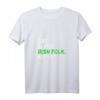 Damen Irish Folk T-Shirt 'Eat Sleep Irish Folk Repeat' - Perfekt für St. Patrick's Day, Irish Music Festivals und Irish Pubs