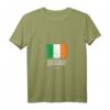 Damen T-Shirt mit irischer Flagge und Kilkenny Stadtmotiv - Irland Souvenir mit V-Ausschnitt für Touristen & Irlandfans