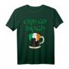 Erin Go Bragh Bierkrug & Irland T-Shirt - Celtic, St. Patrick's Day & Irischer Stolz Geschenk für Freunde & Familie