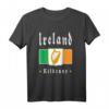 Kilkenny T-Shirt mit Irischer Flagge – Klassisch geschnitten, doppelt genähter Saum, ideal für Irland-Fans und Souvenirs