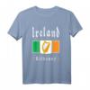 Kilkenny T-Shirt mit Irischer Flagge – Klassisch geschnitten, doppelt genähter Saum, ideal für Irland-Fans und Souvenirs