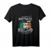Irland Flaggen T-Shirt – Lustiges Geschenk für Irland-Liebhaber, Heimatverbundene & Irland-Urlauber