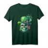 Saint Patricks Day Totenkopf Pirat Grün Herren T-Shirt – Irisches Design für Feiern und Partys