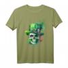 Saint Patricks Day Totenkopf Pirat Grün Herren T-Shirt – Irisches Design für Feiern und Partys