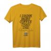 Gilmore Girls More Coffee T-Shirt – Offiziell lizenziertes Fan-Shirt für Kaffeeliebhaber und Fans der Serie