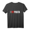 I love Pasta Ich liebe Nudeln T-Shirt – Lustiges Nudelgericht Motiv für Pasta-Fans & Italienliebhaber, ideales Geschenk für Weihnachten & Geburtstage