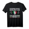 Italienisches Herz T-Shirt mit Herzschlag - Perfektes Geschenk für Italiener, Italien Liebhaber & Rom-Reisende
