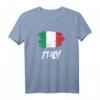 Italien Flagge T-Shirt mit Aufschrift 'Italy' – Perfektes Souvenir für Italien-Fans, Urlauber und Freunde
