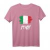 Italien Flagge T-Shirt mit Aufschrift 'Italy' – Perfektes Souvenir für Italien-Fans, Urlauber und Freunde