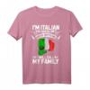 Italien T-Shirt mit Flagge für Damen – Geschenkidee für Italienliebhaber, Fans & Reisende aus Rom, Venedig, Neapel & Mailand