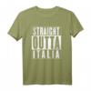 STRAIGHT OUTTA ITALIA - Italien T-Shirt für Stolze Italienfans, Flagge und Kultur
