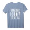 STRAIGHT OUTTA ITALIA - Italien T-Shirt für Stolze Italienfans, Flagge und Kultur