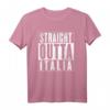 STRAIGHT OUTTA ITALIA - Italien T-Shirt für Stolze Italienfans, Flagge und Kultur