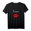 Ti amo I love you Italienisch T-Shirt – Romantisches Geschenk für Verliebte, Valentinstag, Hochzeit & Muttertag
