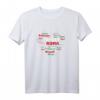 Italien Herz T-Shirt mit Wortwolke – Perfekt für Urlaub, Liebe & Anlässe wie Geburtstage, Muttertag & Sommerferien