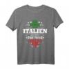 Italien T-Shirt Forza Italia – Witziges Supporter-Shirt für Fans, Freunde & Liebhaber Italiens zum Geburtstag & Weihnachten