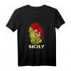 Sizilianisches Trinacria Sizilien Flaggen Italien T-Shirt – Perfektes Geschenk für Sizilien-Liebhaber und Urlauber