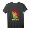 Sizilianisches Trinacria Sizilien Flaggen Italien T-Shirt – Perfektes Geschenk für Sizilien-Liebhaber und Urlauber