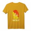 Sizilianisches Trinacria Sizilien Flaggen Italien T-Shirt – Perfektes Geschenk für Sizilien-Liebhaber und Urlauber