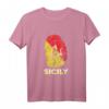 Sizilianisches Trinacria Sizilien Flaggen Italien T-Shirt – Perfektes Geschenk für Sizilien-Liebhaber und Urlauber