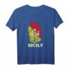 Sizilianisches Trinacria Sizilien Flaggen Italien T-Shirt – Perfektes Geschenk für Sizilien-Liebhaber und Urlauber