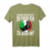 Italien T-Shirt mit Flagge - Damen, Herren & Kinder Geschenkidee für Italienliebhaber, Fußball & Pizza Fans aus Rom, Venedig, Neapel & Mailand