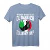 Italien T-Shirt mit Flagge - Damen, Herren & Kinder Geschenkidee für Italienliebhaber, Fußball & Pizza Fans aus Rom, Venedig, Neapel & Mailand