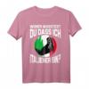 Italien T-Shirt mit Flagge - Damen, Herren & Kinder Geschenkidee für Italienliebhaber, Fußball & Pizza Fans aus Rom, Venedig, Neapel & Mailand
