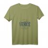 Damen Vintage Venedig T-Shirt im Retro Stil mit V-Ausschnitt – Klassisch geschnitten, leicht und modisch für Italien-Liebhaber