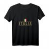 Damen Italien Fußball T-Shirt mit Flagge und V-Ausschnitt – Perfektes Geschenk für Italien-Fans & Urlaubsoutfit