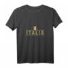 Damen Italien Fußball T-Shirt mit Flagge und V-Ausschnitt – Perfektes Geschenk für Italien-Fans & Urlaubsoutfit