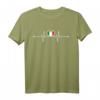 Italien Herzschlag T-Shirt - Stolz auf Italien, Italienische Geschenke & Fanartikel für Italien-Liebhaber