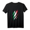 Italien Flagge Krallenspuren T-Shirt - Exklusives Design für Italien-Fans, Freunde & Familie, perfekt als Geschenk zu Geburtstag oder Weihnachten