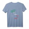 Italien Karte mit Städten – Souvenir T-Shirt für Italien-Reisende, Touristen & Urlauber