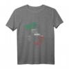Italien Karte mit Städten – Souvenir T-Shirt für Italien-Reisende, Touristen & Urlauber