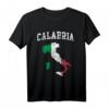Italienische Flagge von Kalabrien, Vintage-Design, Used-Look T-Shirt – Klassischer Look für Italien-Liebhaber